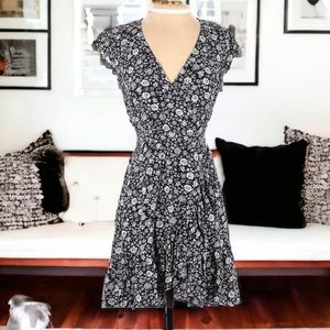 Jcrew mercantile floral wrap dress